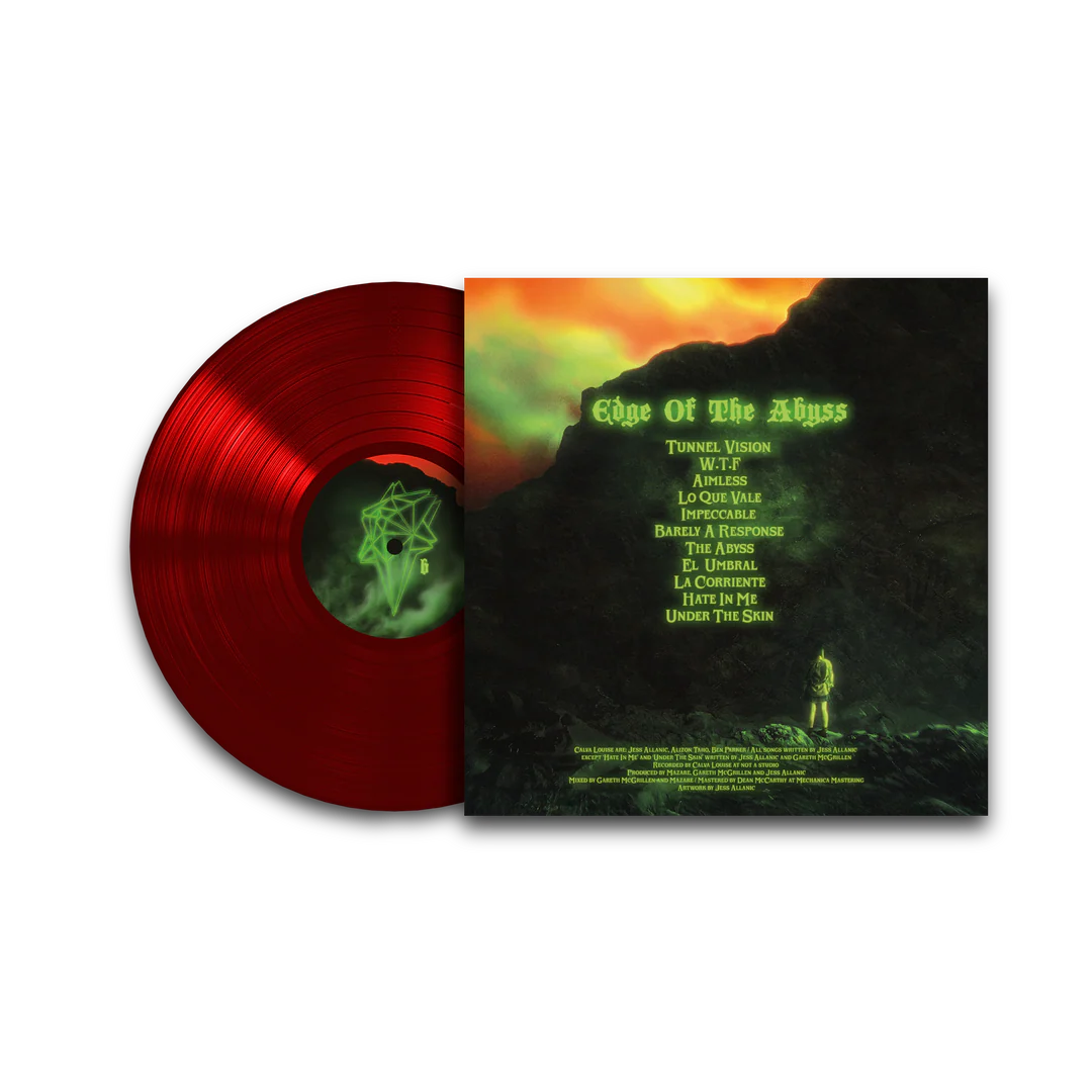 EDGE OF THE ABYSS ALBUM (RED VINYL 12")